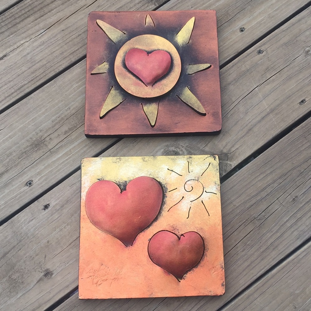 Andres Martin Del Campo signed 3D Metal Heart Pics